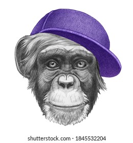 monkey with a cap