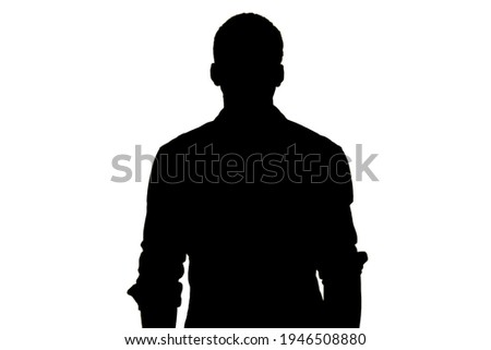 Portrait of serious self-assertive handsome man with medical mask with rolled up sleeves looking smart and professional, freelancer or employee. indoor studio shot isolated on yellow background