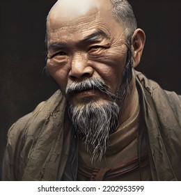 A Portrait Of A Shaolin Monk, Kung Fu Master