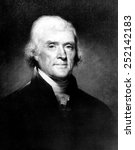 Portrait of Thomas Jefferson, by Rembrandt Peale, ca. 1810s.