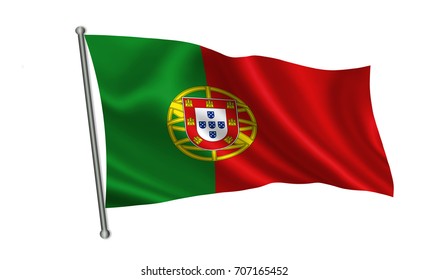 Portugal Flag Series Flags World Country Stock Illustration 707165452 ...