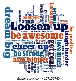 Positive Attitude Word Collage Stock Illustration 187158743 | Shutterstock