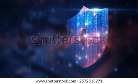 Post Quantum Cryptography and Quantum Resistant Cryptography. Shield Icon of Cyber Security Digital Data, Digital Data Network Protection, Global Network 5g High-Speed Internet Connection and Big Data