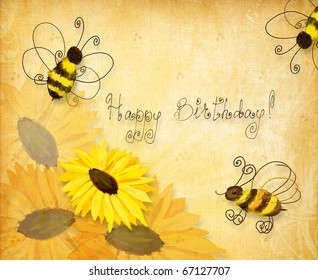 happy birthday sunflowers meme