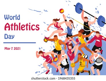 Poster For World Athletics Day