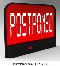 Postponed Clock 