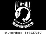 The POW MIA (Prisoner of War Missing in Action) flag