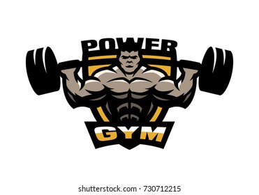 Power Sport Gym Logo Emblem Stock Illustration 730712215 | Shutterstock