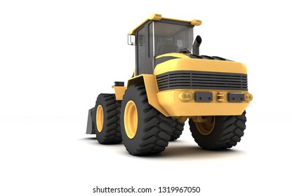 Small Heavy Duty  Bulldozer in Yellow & Black 