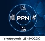 PPM acronym.Product Portfolio and Program Management (PPM) centralizes the management of projects and products to align with strategic goals.