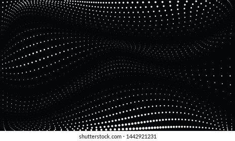 Prametric Dots Background Texture Backandwhite