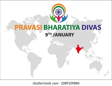 
Pravasi Bharatiya Divas Poster Design. 