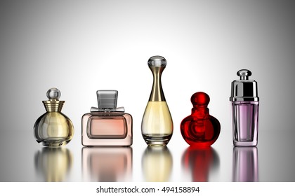 Premium Deluxe Perfume Packaging Gift Set 3d Rendering