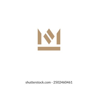 Premium letter M logo. Premium spa beauty salon cosmetics logo. Queen king sign.  illustration - Powered by Shutterstock