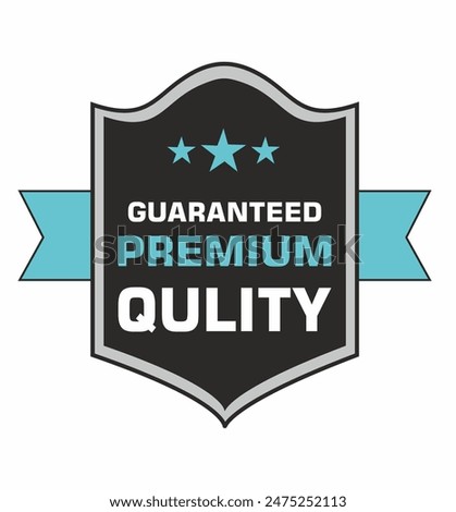Premium Quality Guarantee Vector Image 
