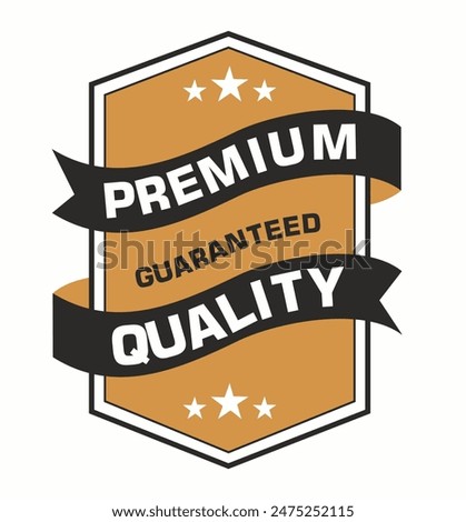 Premium Quality Guarantee Vector Image 