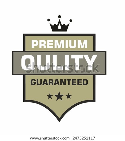 Premium Quality Guarantee Vector Image 