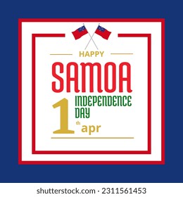 Premium Vector | Vector illustration for happy independence day samoa 1st june - Powered by Shutterstock