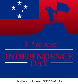 Premium Vector | Vector illustration for happy independence day samoa 1st june - Powered by Shutterstock