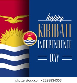 Premium Vector | Vector illustration for kiribati independence day banner - Powered by Shutterstock