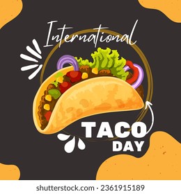 Premium Vector | National taco day - Powered by Shutterstock