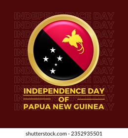 Premium Vector | Papua new guinea poster for independence day - Powered by Shutterstock