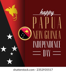 Premium Vector | Papua new guinea poster for independence day - Powered by Shutterstock