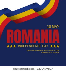 Premium Vector | Square banner illustration of romania independence day celebration with text space vector illustration - Powered by Shutterstock