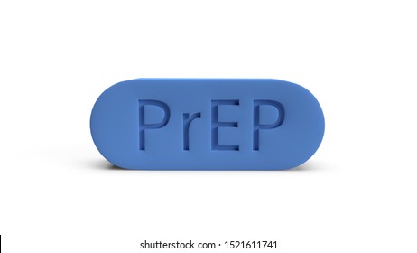 The PrEP Is HIV Prevention Pill For Medical Concept 3d Rendering.