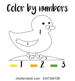 Preschool Counting Activities Coloring Page Colorful Stock Illustration ...