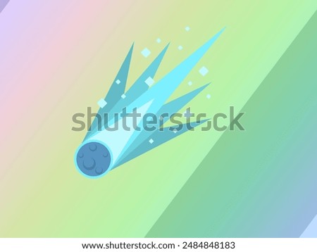 Present day background. gradient abstract comic .colorful.blu. element
