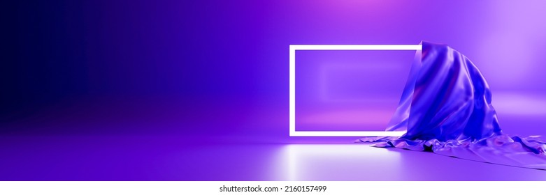 Presentation frame mock up, copy space illustration, 3d rendering