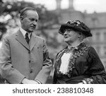 President Calvin Coolidge and Mother Jones. Mary Harris Jones, at the White House, Washington, DC. photo September 26, 1924