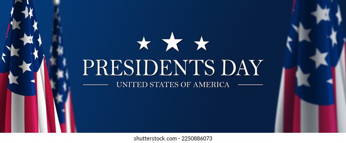 Presidents Day USA Background Flag - Powered by Shutterstock