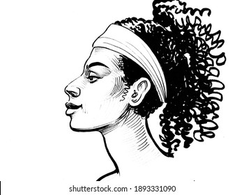 女性 モノクロ 顔 のイラスト素材 画像 ベクター画像 Shutterstock