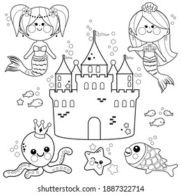 3,273 Starfish coloring page Images, Stock Photos & Vectors | Shutterstock