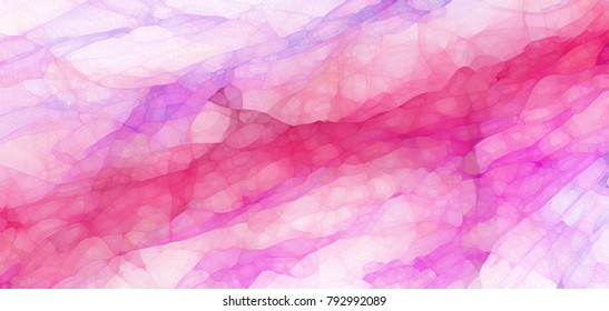 Pretty Purple And Pink Marbled Glassy Texture Design With Abstract Watercolor Style Splashes And Blotches In Soft Abstract Background