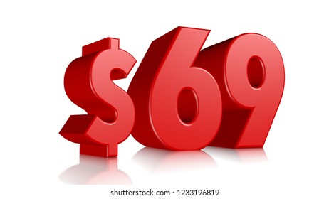 Price Symbol Red Text 3d Render Stock Illustration 1233196819 ...