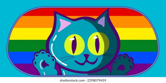 Pride Cat! 
Add touch