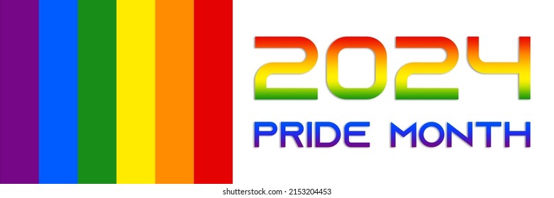 Pride Month 2024 2024 Pride Month Stock Illustration 2153204453   Pride Month 2024 Flag Website 260nw 2153204453 