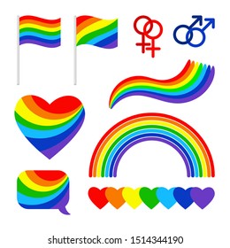 Pride Signs Proud Couple Lgbt Rights Stock Illustration 1514344190 ...