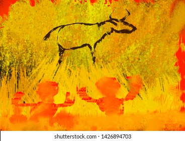 PRIMAL ART Cave Painting Made Digital