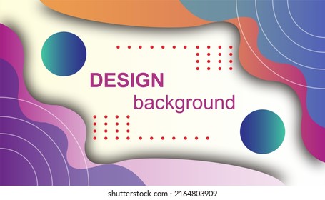 Primary Color Gradient Background Abstract Illustration