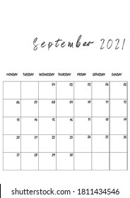 262 2021 a3 calendar Images, Stock Photos & Vectors | Shutterstock