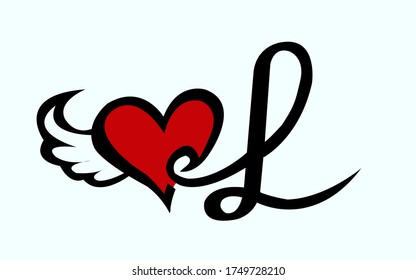 L Love Alphabet Hd Stock Images Shutterstock Four to six words with pictures to help children learn vocabulary and reading skills. https www shutterstock com image illustration printable black red color l letter 1749728210