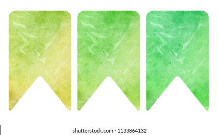 printable bookmarks beautiful watercolor stains ready stock illustration 1133864132