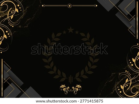 Printable Editable Achievement Certificate Template Featuring Blank Layout, Professional Design, Ornamental Borders and Customizable Fields for Academic Excellence, Corporate Training and Employee Recognition Certificates