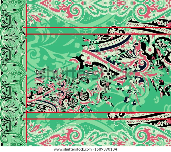 Printable High Resolution Border Design Chinese: Stockillustration ...