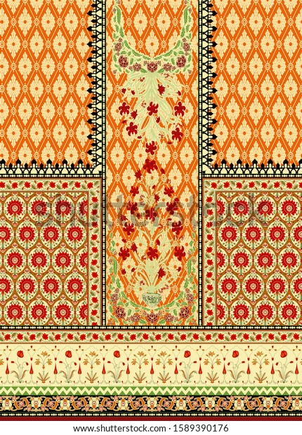 Printable High Resolution Border Design Chinese: ilustrações stock ...