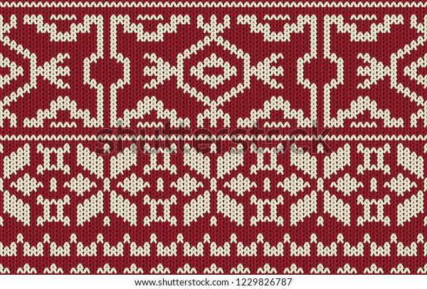 Printable Seamless Vintage Christmas Knit Repeat Stock Images, Photos, Reviews